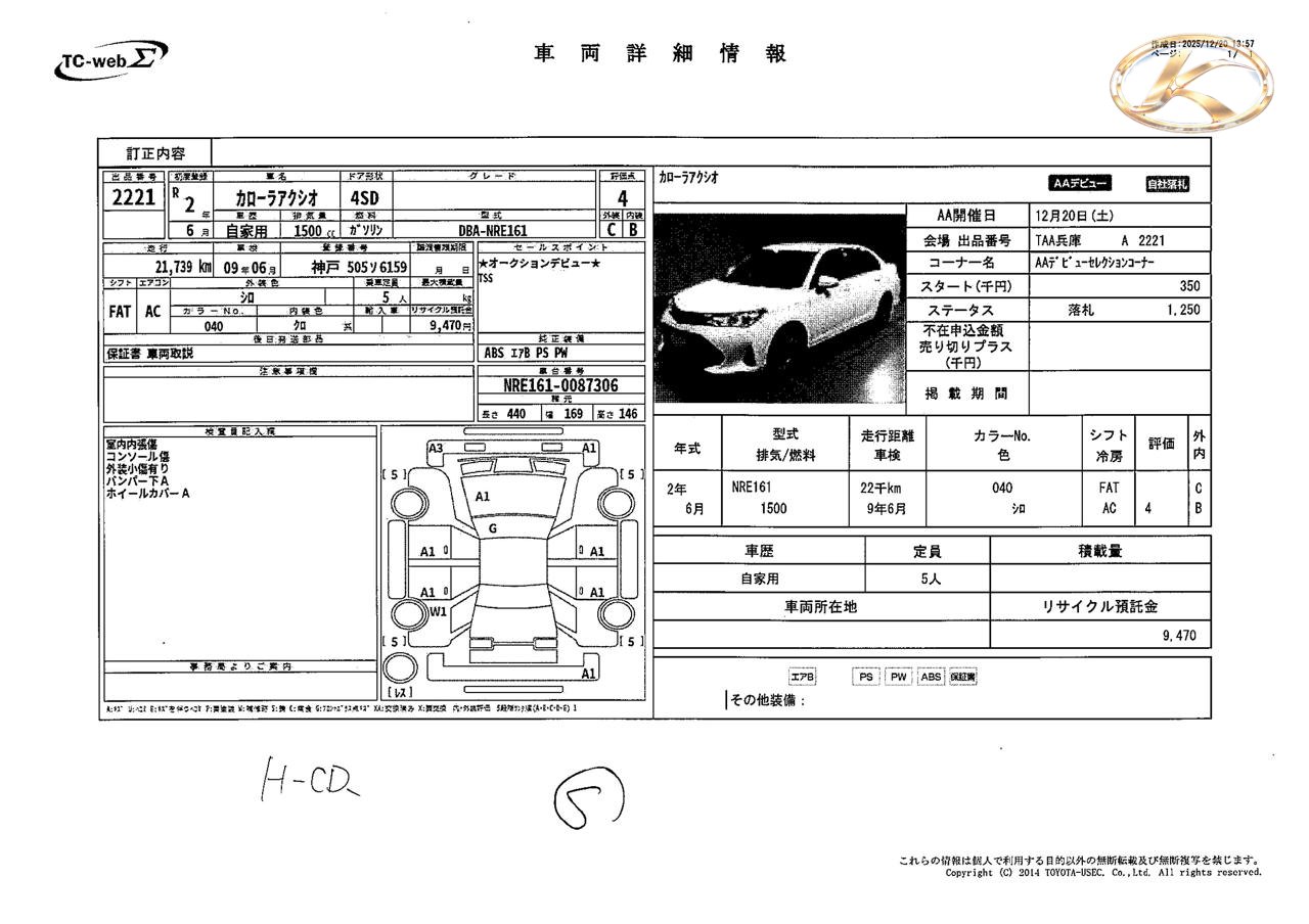 2020 Toyota Corolla Axio White photo 11