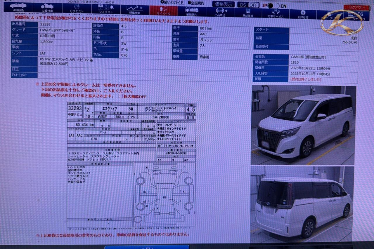 2020 Toyota Esquire Pearl photo 10