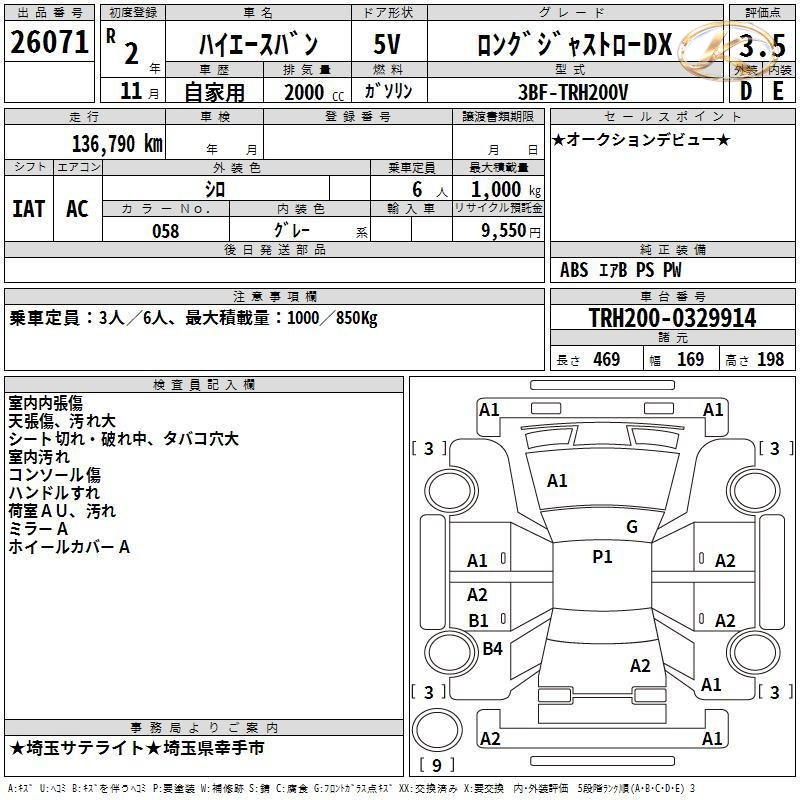 2020 Toyota Hiace White photo 12